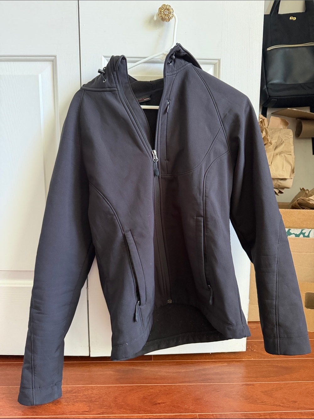 Kirkland Signature Women's Hooded Jacket Black Medium